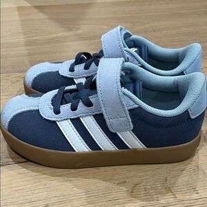 adidas Kids Navy and White Sneakers